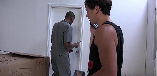  Zac Stevens Pays The Black Delivery Man With Sex